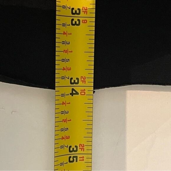 White House Black Market Ruffled Layered Party Event Black Dress NWOT Size S - Picture 11 of 11